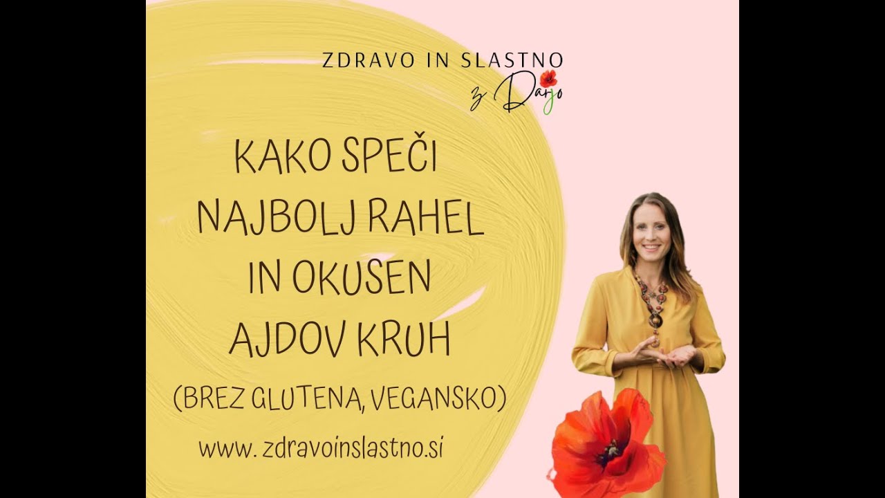 Speci najbolj rahel ajdov kruh v 30 minutah (vegansko, brez glutena)