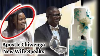 EMOTIONAL !! Apostle Chiwenga New Beautiful Young Wife Speaks For The First Time In Church