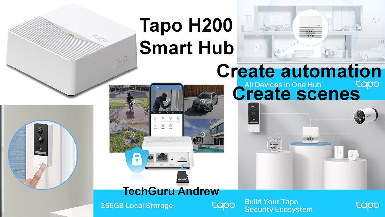 TP-Link Tapo Smart Hub H200 Security Camera Alarm System 