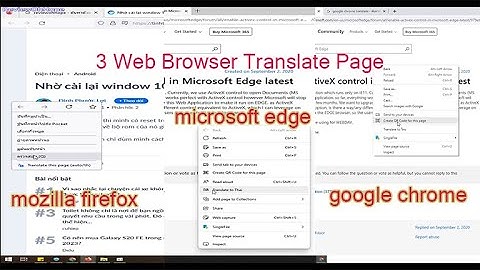วิธีติดตั้งตัวแปลภาษา mozilla firefox vs microsoft edge vs google chrome translate