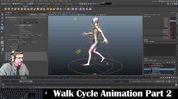 Autodesk Maya 2019: Walk Cycle Animation - Part 2