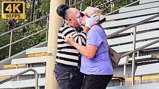 картинка: Смейтесь вместе с мимом Томом из SeaWorld Orlando 😂🤣 #tomthemime #seaworldmime #funny