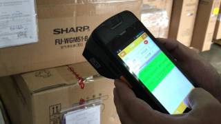 Laser barcode scan with Jusda Delivery Device