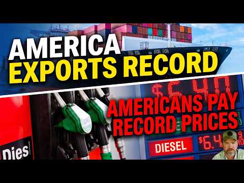 America Exports Record Diesel. Americans Pay Record Prices At The Pump. $6.40 Diesel