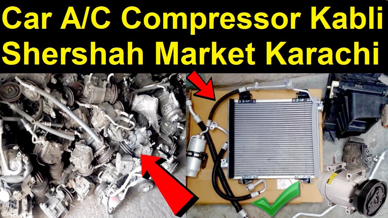 Car AC Compressor | Car AC Cooling Coil | Car AC Condenser | Car AC ...