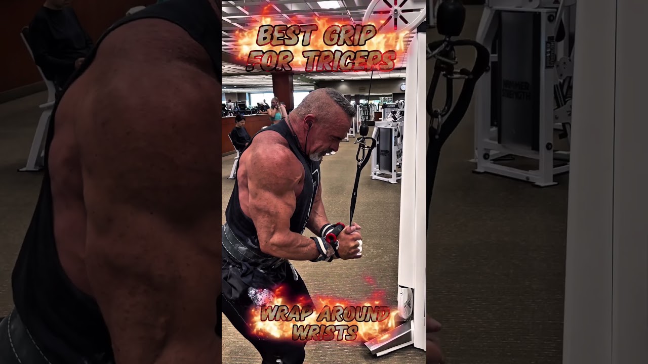 BEST GRIP FOR TRICEPS #triceps #grip #workout #motivation #muscle #pump
