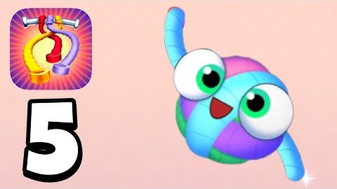 Tangle Master 3D | Gameplay Walkthrough Part 5 | Level 41-45(Android, iOS)