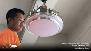 Step by Step Installation Guide by Fannc Ceiling Fans with Lights