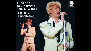 David Bowie  15 - 06 -1983  Bochum Germany...