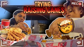 I TRIED RAISING CANES FOR THE FIRST TIME - DAY 1 IN TEXAS