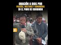Oración a Dios por policías, militares y comuneros en el paro de la ciudad de Guaranda
