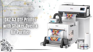 DXZ A3 DTF Printer Review | XP600 High-Speed T-Shirt Printing!