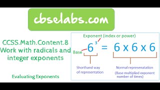 Common Core Math: Evaluate exponents with 0 and 1 part 2