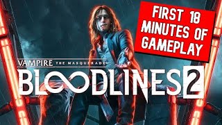 Watch 20 minutes of raw Vampire: The Masquerade - Bloodlines 2 gameplay