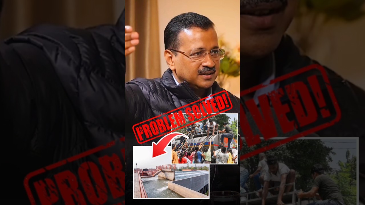 Kejriwal solve Delhi water problems💦                 