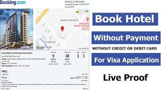 How to a Book Hotel without Payment for Visa Application | Booking Hotel  without Credit Card screenshot 3