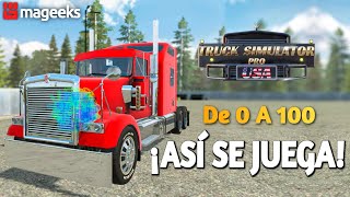 TUTORIAL PARA SABER JUGAR TRUCK SIMULATOR PRO 3 | LO QUE NO HIZO MAGEEKS screenshot 5