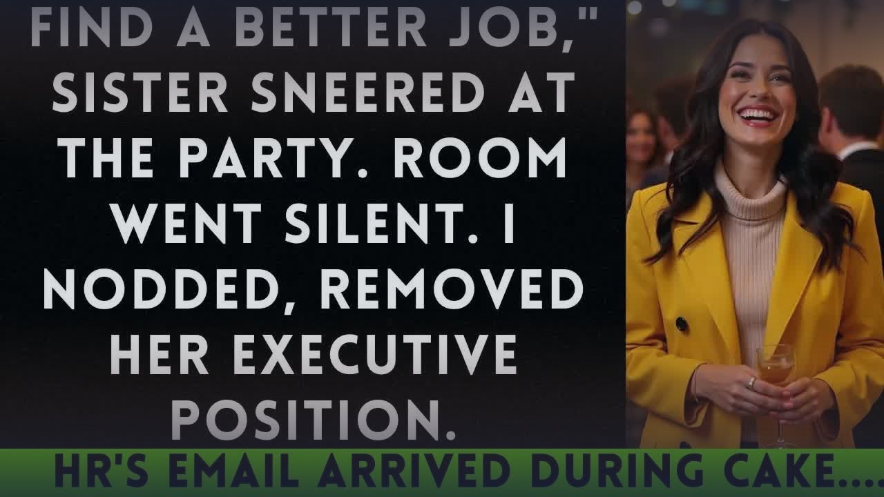 My Sister Said, “Get a Real Career,” at Mom’s Birthday — I Signed Off Her $156,000 Salary That Night