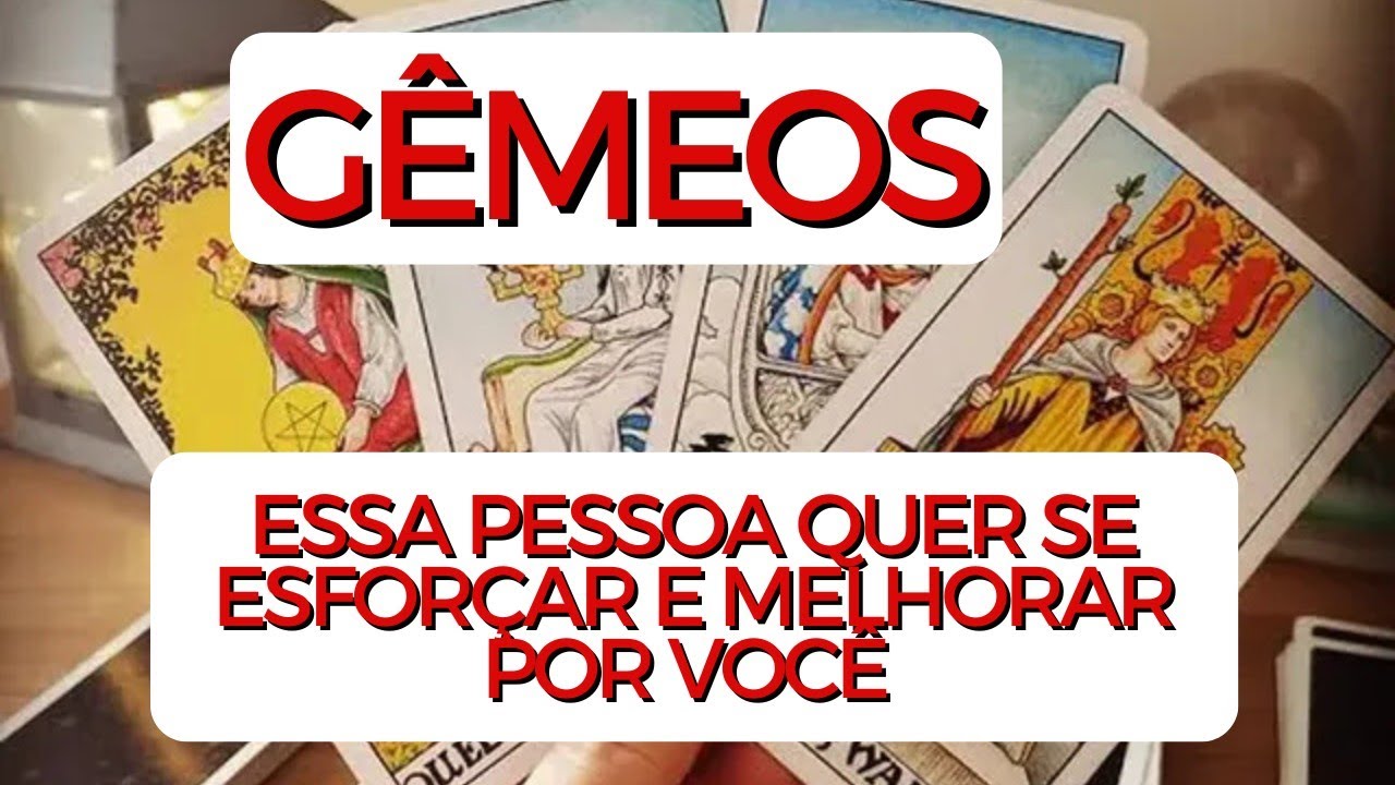 GÊMEOS ♊ Essa pessoa quer se esforçar e melhorar por esse relacionamento 