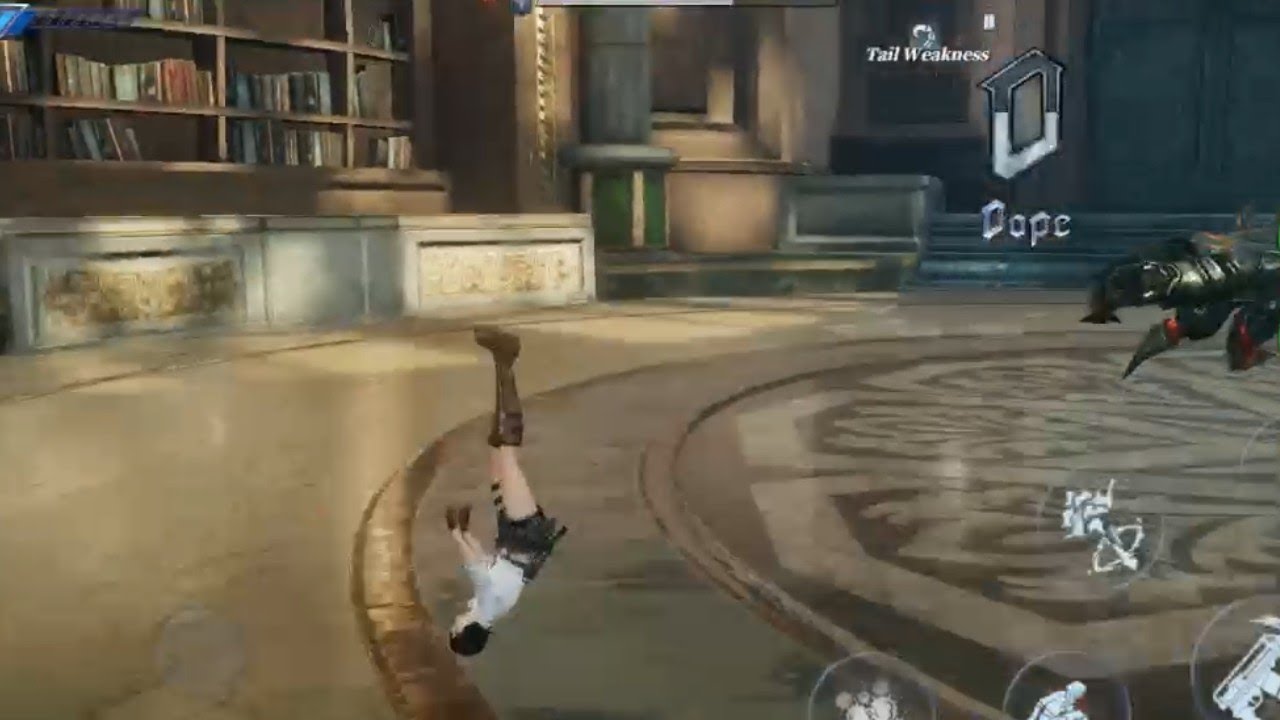 Devil May Cry Peak of Combat Phantom Claw/ Tail Attack Knocksdown Lady Ryona