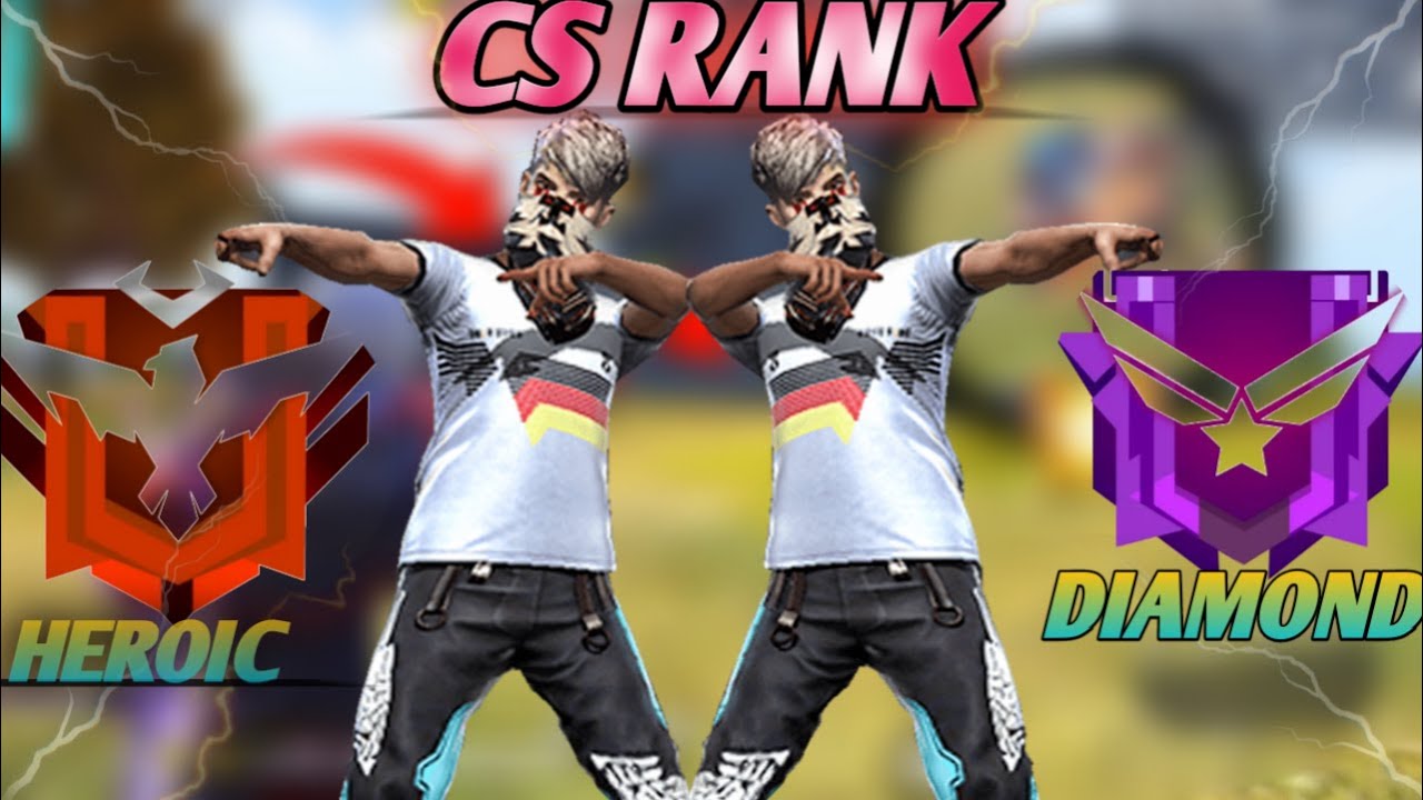 Garena free fire _ cs rank op gameplay || heroic vs diamond gameplay ...