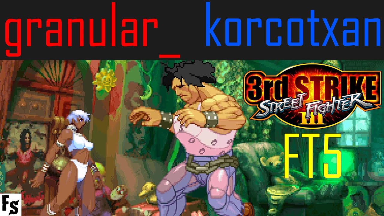 Street Fighter III: Third Strike - granular_ [Elena/Ken] vs korcotxan [Hugo] (Fightcade FT5)