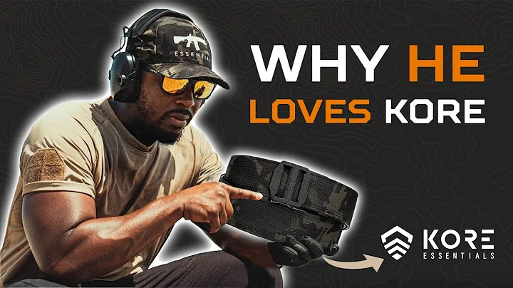 COLION NOIR Shows off his KORE ESSENTIALS EDC Gun Belt!