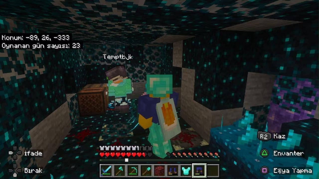 Minecraft  lavdan çıkartıp lava atılarr