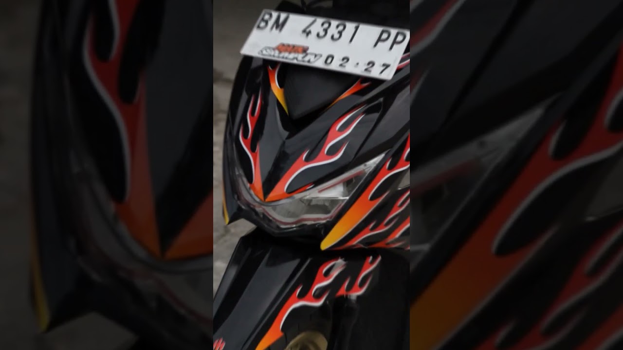 Stiker Striping Api Beat Keren Abizz | untuk link pemesanan di Komen  