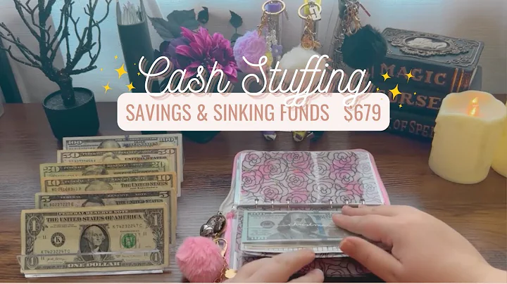 Cash Stuffing $479 into my Savings Challenges and Sinking Funds! ┃October Pay 3+4┃Blooming Budgets