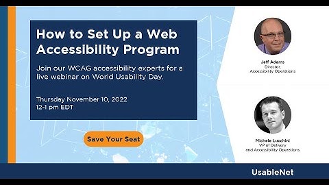How to Set Up a Web Accessibility Program