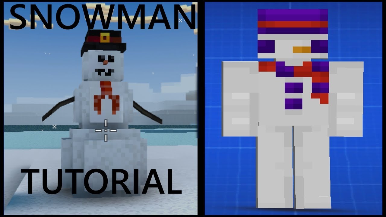 Snowman Skin Tutorial | Pixel Gun 3D
