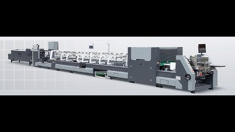 Automatic Folder Gluer Rolam with printing inspection squaring device