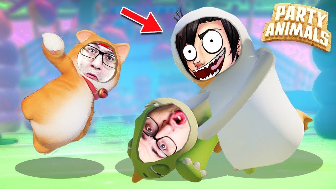 СМЕШНОЕ ВИДЕО! СМЕШНАЯ ИГРА! ЕДИНОРОГ ПРОТИВ ВСЕХ В PARTY ANIMALS!