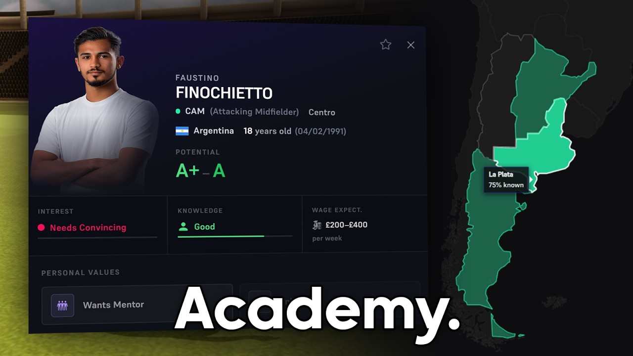 I Added an Academy System to My Football Game!