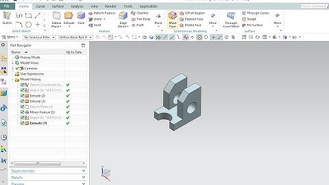 Siemens Nx CAD Basic Modeling tutorial for beginner part 2   NX 10
