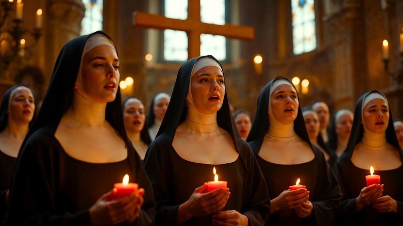 Sacred Monastery Silence — Latin Gregorian Hymns at 432Hz for Peaceful Sleep