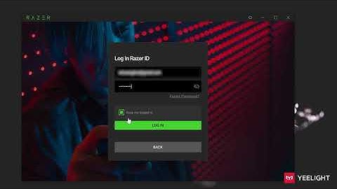 How to set up Yeelight with Razer Chroma?