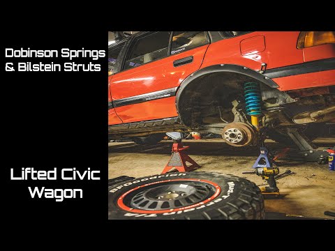 New Civic Wagon Suspension Setup!(Dobinson/Bilstein)