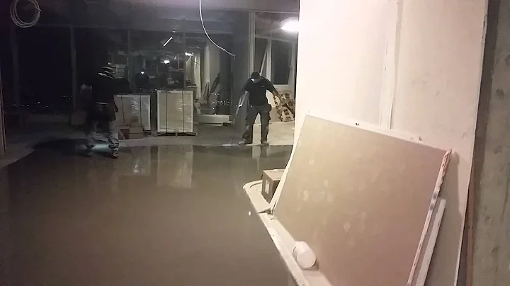 Levelling with ARDEX K 15 using the Ardex AMP 200 pump