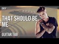 SUPER EASY Guitar Tab: How to play That Should Be Me by Justin Bieber