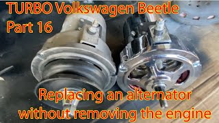 Replacing a VW alternator without removing the engine