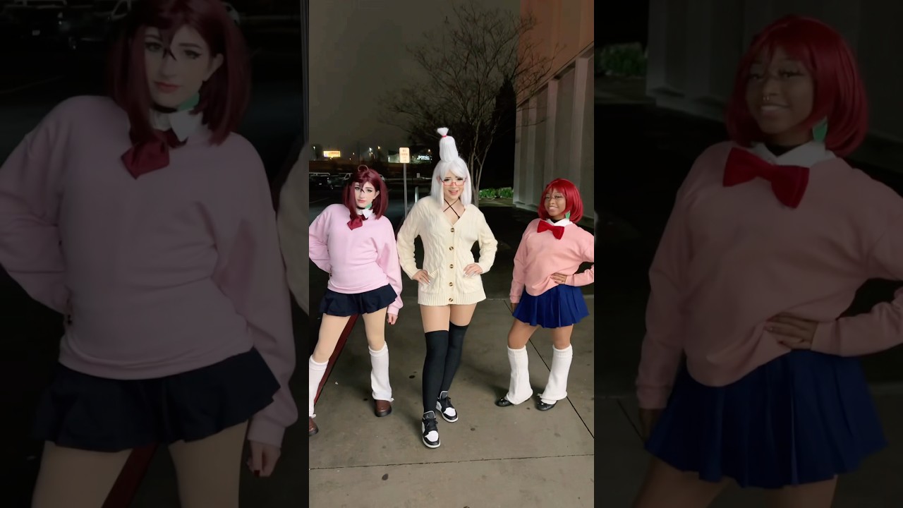 DANDADAN COSPLAYS!👻👽 #dandadan #dandadananime #momoayase #grannyseiko #okarun