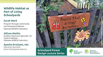 Schoolyard Forest Design Lecture Series 7: Wildlife Habitat as Part of Living Schoolyards
