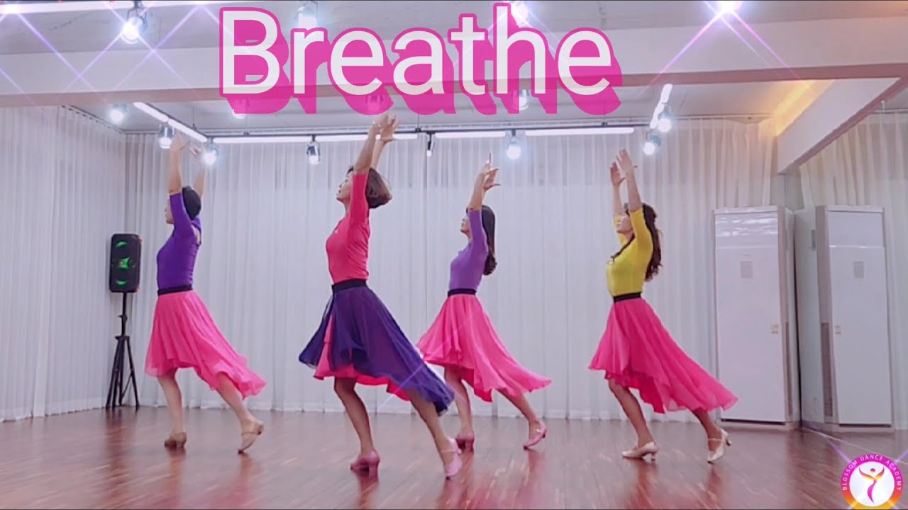 [블라썸] Breathe Line dance #블라썸라인댄스 - YouTube