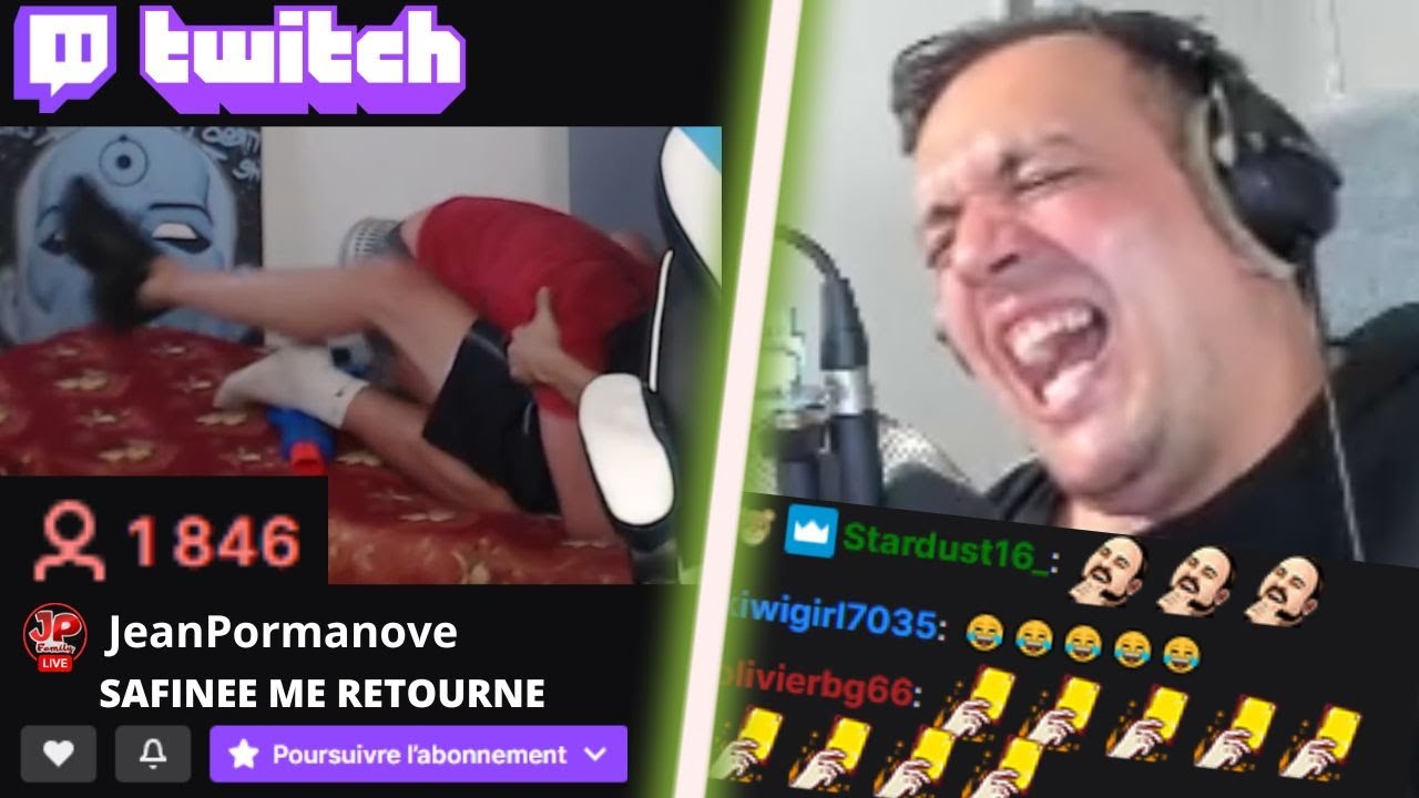 @JeanPormanove  SE FAIT SOULEVER EN PLEIN LIVE