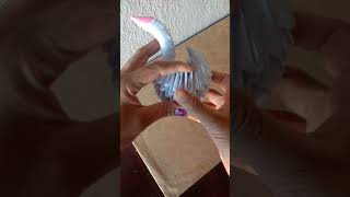 handmade Swan using paper and paper modules #homemadepapercraft #craft #diy #craftyideas #origami #