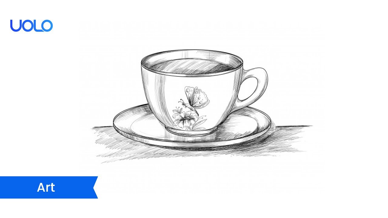 Shading a Tea Cup using Cross Hatching