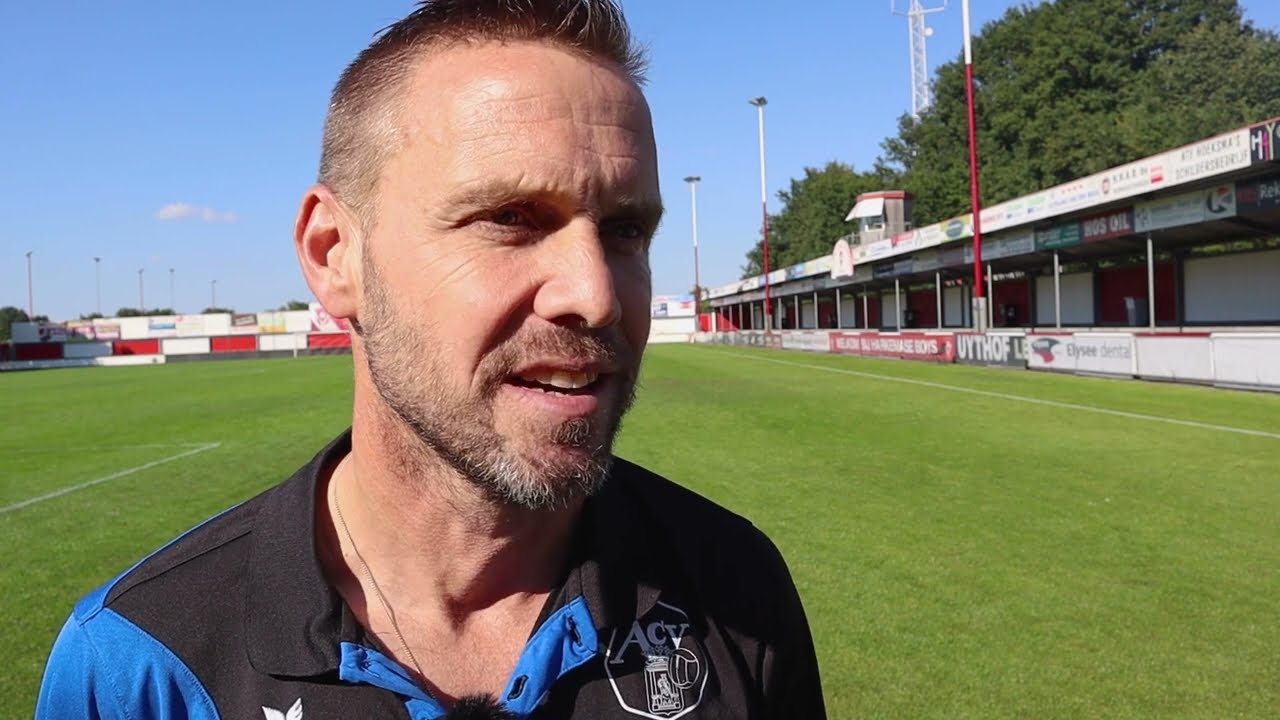 Interview Ruud Jalving na afloop ACV - Harkemase Boys