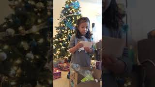Opening birthday present